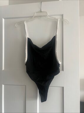 Black & White Women’s One-Piece Bodysuit
